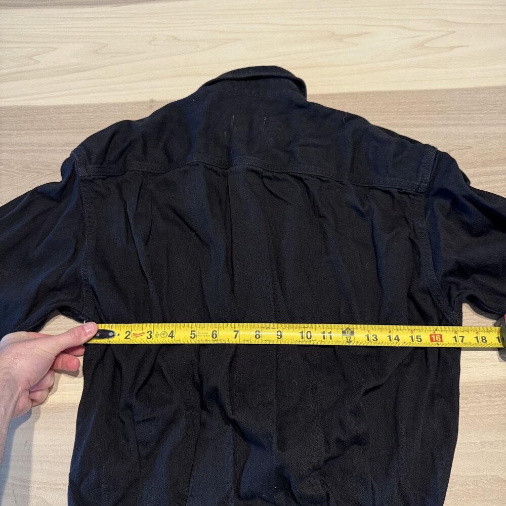 Haikure Tatum Black Stone Denim Shirt Skirt Combo Mini Dress Women's X-Small XS - Picture 6 of 9